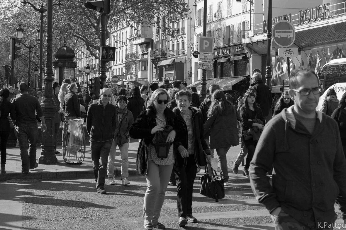 In the streets of Paris