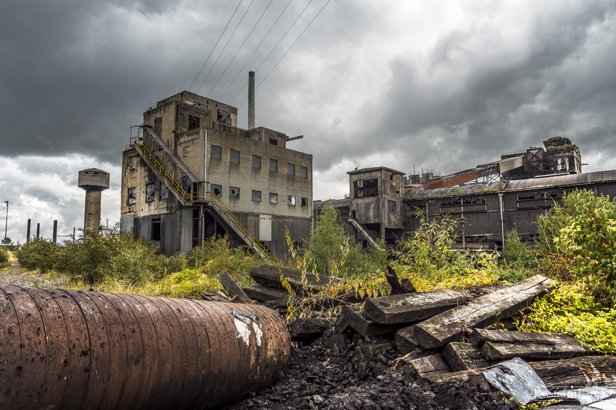 Abandoned factorty and steel industrie